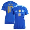 Original Fußballtrikot Argentinien Messi 10 Auswärtstrikot 2024 Für Damen